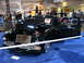 1993 Ford Taurus - Custom pickup truck on display with its hood open and door ajar.