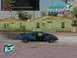 1990 Ford Probe - This in-game screenshot shows a blue sports car with its doors open, viewed from the side.