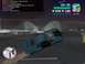 1990 Ford Probe - A blue car is shown tilted on its side in a video game environment with UI elements.