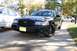 1999 Ford Crown Victoria - A black Ford Crown Victoria is parked on a concrete driveway, with another vehicle to its left and a white sedan in the background.