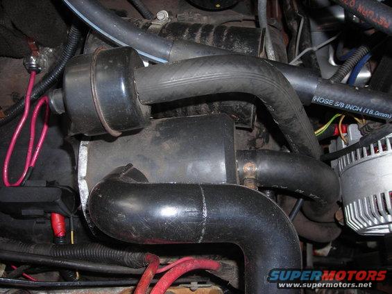 Engine bay hoses and alternator