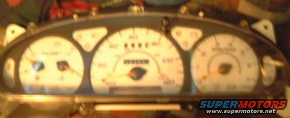 Gauges installed in speedo cluster.