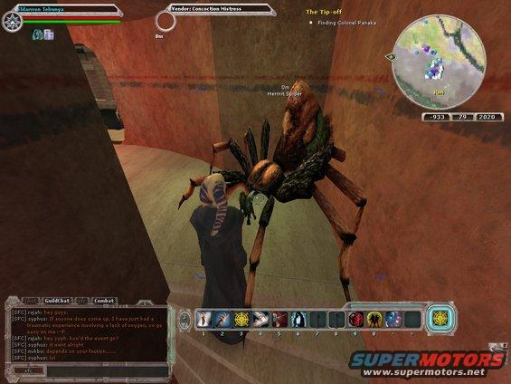 OMG! I hate spiders! Why did it have to be spiders. A chill ran up and down my spine and I almost was ready to use Force lightning when I realised it was a prop for the party.  *Gasp* but still tottaly creeped out. I make my way past the creepy spider and head home.