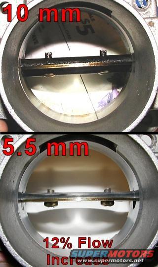 Stock - 60mm, Modified nearly equal to 65mm