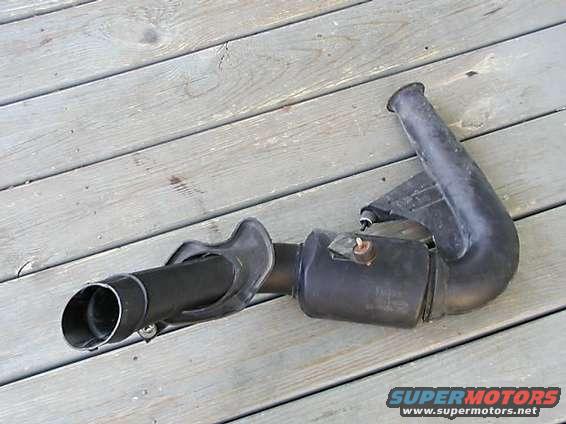 The stock air silencer. What a convoluted piece of crap!