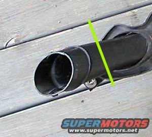 This is what I reused so I could attach the new CAI.  I cut at the line.