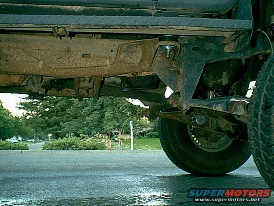 pass-side-frame.jpg Here ar the superlift 4" radius arm drop mounts. it was good i was replacing the arms. The mounts were loose and started to tear the frame. 