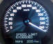 1999 Mercury Grand Marquis - The speedometer indicates the speed limit has been exceeded, with the trip meter showing 200.4 km.