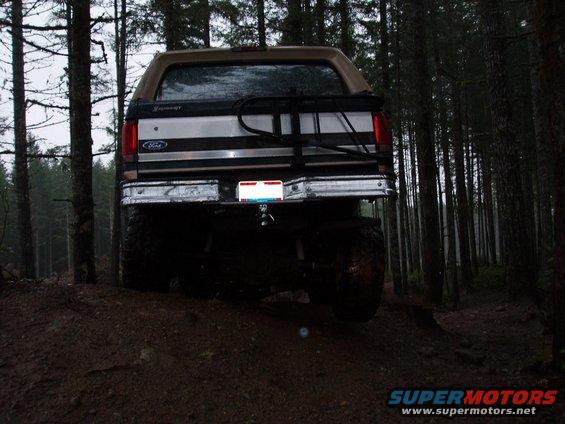 It was raining too hard the entire day to disconnect my sway bars (it's my DD).  So I played teeter totter a few times!