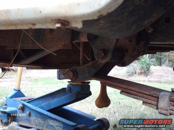 bad rear shackle angle