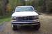 1995 Ford F-150 - Front view, about a week after I got the truck, in this picture it shows the cracked windshield and the pushed in bumpe…