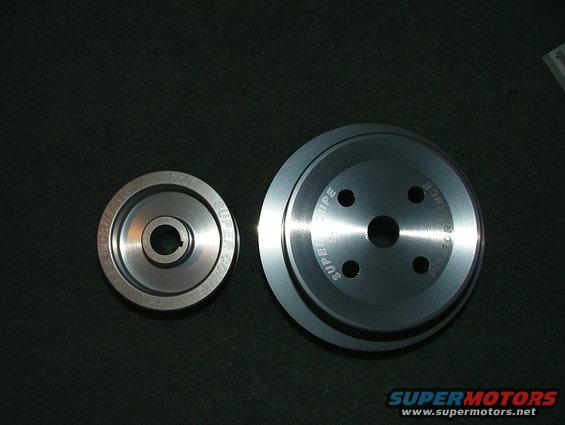 jackshaft and supercharger pulleys