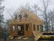 1990 Ford Bronco - trusses going up