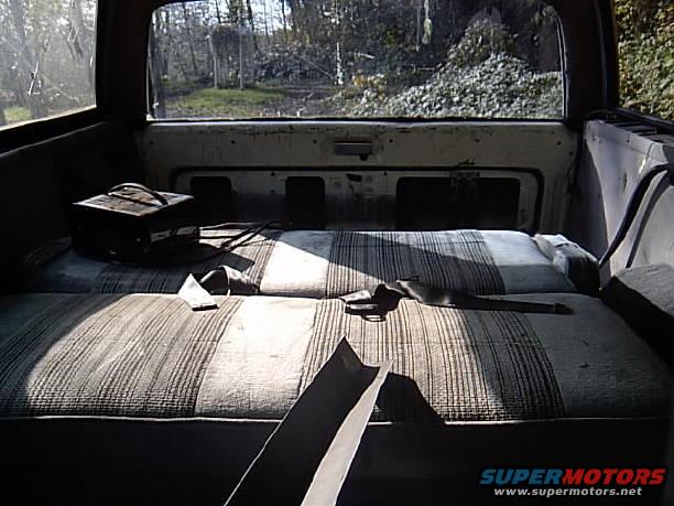 Back Seat, which folds into a bed
