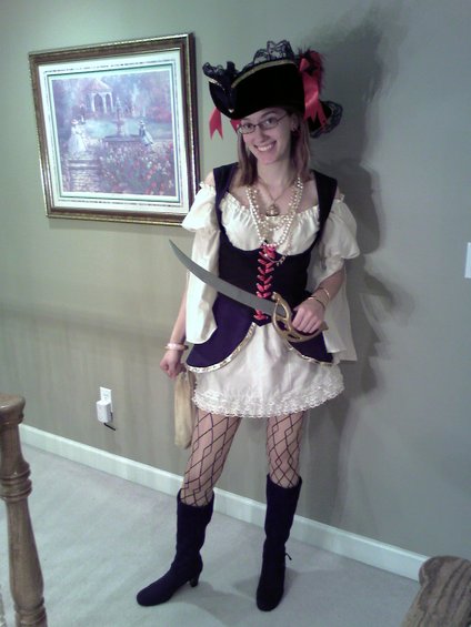 Nadia as a Pirate