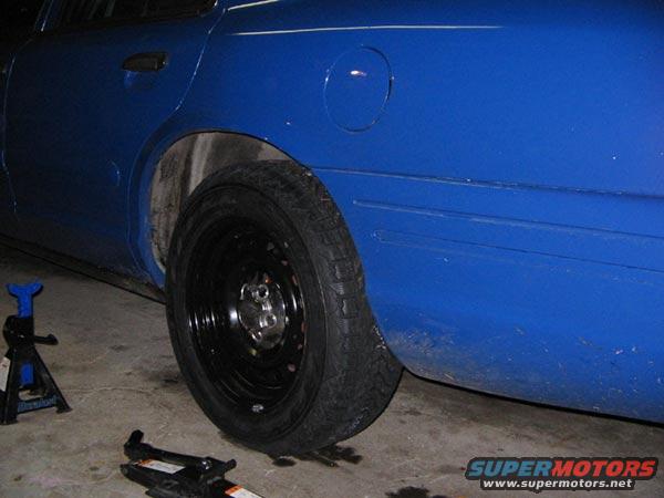 New Winterforce tires. On my new steelies, finally got to use them.
