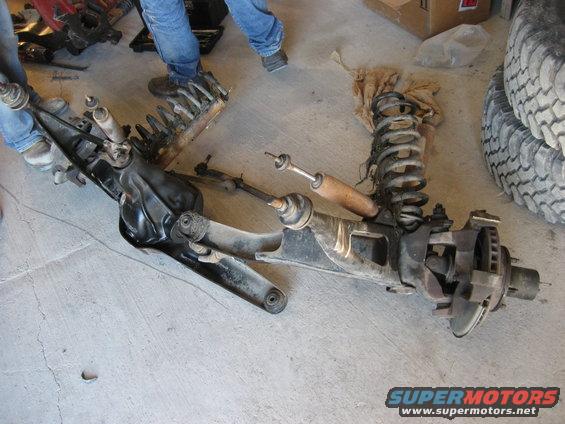 old front end out