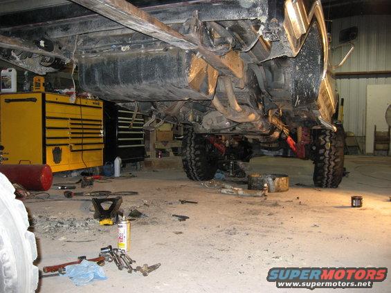 ready for the new axle