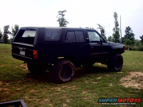 black 1988 Toyota 4Runner parked on grass
