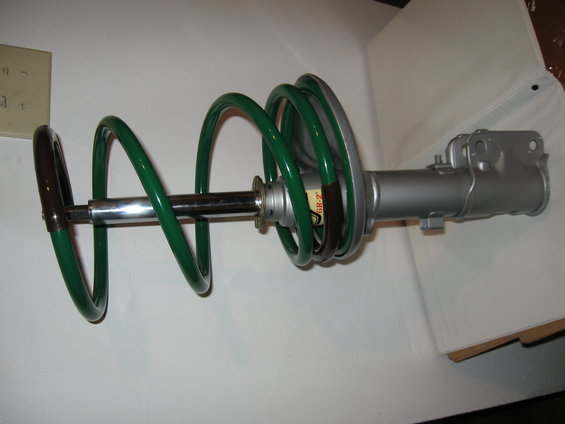 Front KYB strut and TEIN spring 
