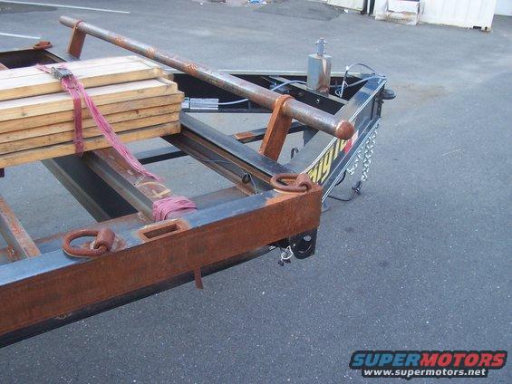 stop rail on front of deck