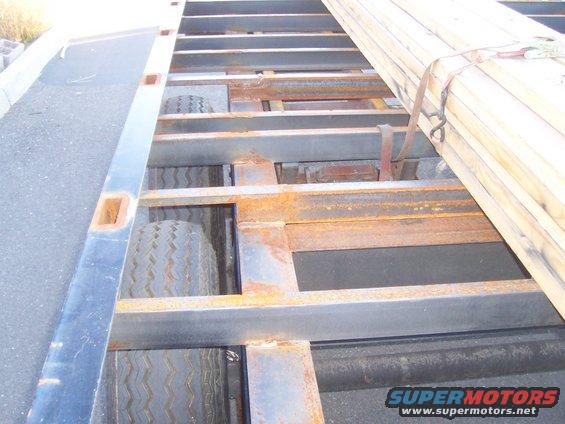 right side of trailer, looking back from front