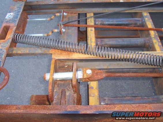 Springs for the rear support jacks and locking pin.
These go with trailer