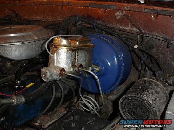 F350 booster and master cylinder