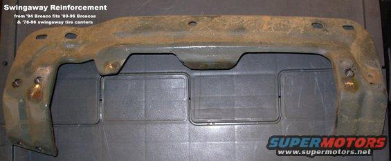 swingawaybrkt.jpg SOLD Swingaway Bracket for adding a tire carrier to a truck not originally equipped. Requires removal of quarter panel.