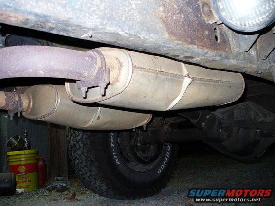 mufflers didn't like the backfiring too much!