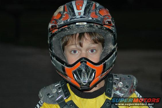 Chad rides a KTM 65 2 Stroke, he's been riding for 3 Yrs. and is stepping up to a KTM 85 early next year.
