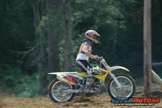 Cody after winning his race