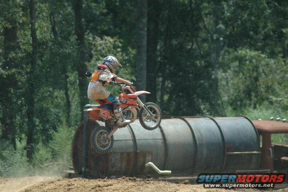 Chad during his race