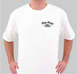 1990 Ford Mustang - This white t-shirt features the Rahn Racing Ford logo printed on the left chest.