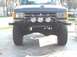 1988 Ford Bronco - Front view of a 1988 Ford Bronco showing its grille and custom bumper.