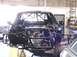 1988 Ford Bronco - Custom 1988 Ford Bronco prerunner build in progress, showing the chassis and engine.