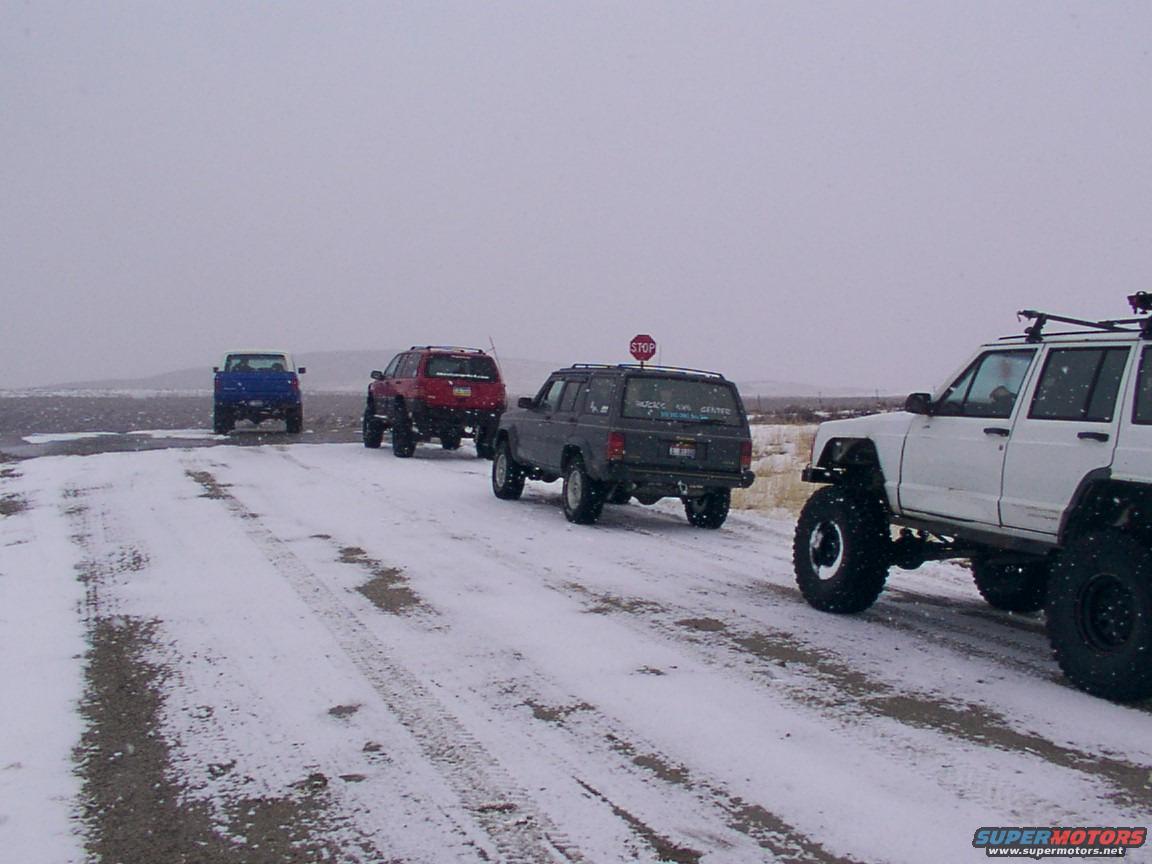 snow wheeling