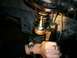 New upper ball joint pressed into knuckle/spindle
