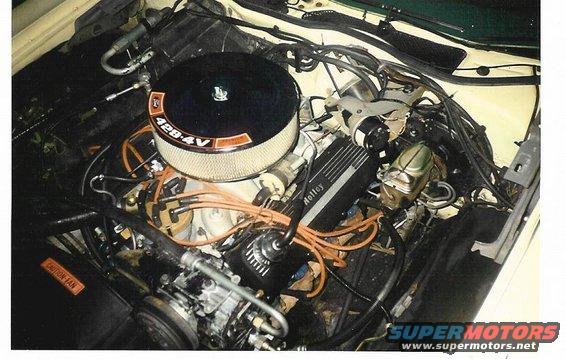 rebuilt 429 specs. Stealth intake, Holley 750, Crane cam. 288 292 duration 522 533 lift. Crane roller rockers, vavle springs, Clay Smith pushrods, SSI valves.  C6 trans 2500 stall and 3:70 gears.
