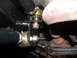 1994 Jeep YJ - Underside view of vehicle suspension components and exhaust system.