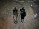 old and new lower ball joints side by side