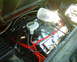 1985 Pontiac Fiero - Motor from left side