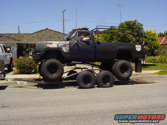 After New Big Block And more Lift.  Modified trailer