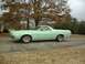 1972 Ford Ranchero - Pale green 1972 Ford Ranchero parked outdoors on a cloudy day.