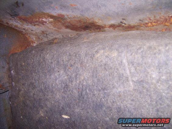 Passenger Side Quarter Panel Inside