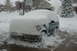 1996 Ford Bronco - It snowed a bunch since pulling into the drive yesterday about 2:30 pm.