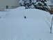 My Probe, snow up to the mirrors.