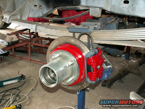 bit of red apint to show thru the nice big holes in the alloys