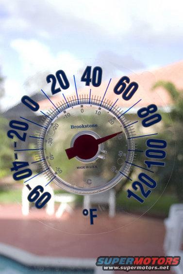 Thermometer showing 80 degrees Fahrenheit