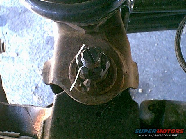 weldeddriverbushing.jpg Here is the drivers side. this was an issue i was not ready for the last owner did an alignment and instead of getting the correct bushing they welded the stock one in the closest alignment. the shop would not remove this welded bushing.